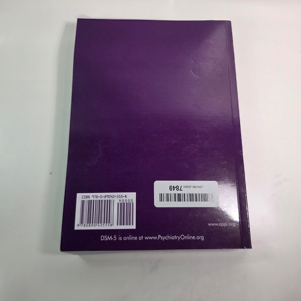 DSM-5 Diagnostic and Statistical Manual of Mental Disorders 5th Ed APA Paperback
